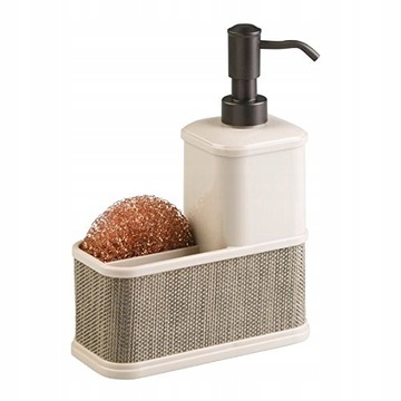 Dozownik mydła mDesign 530 ml - 7,5 x 16 x 21,5 cm