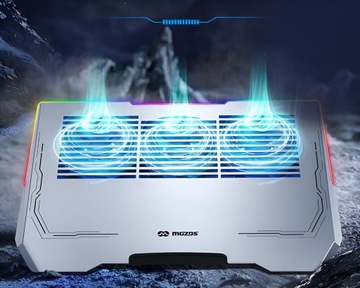 Охлаждающая подставка для игрового ноутбука со светодиодной подсветкой RGB USB-C MOZOS LS6-RGB