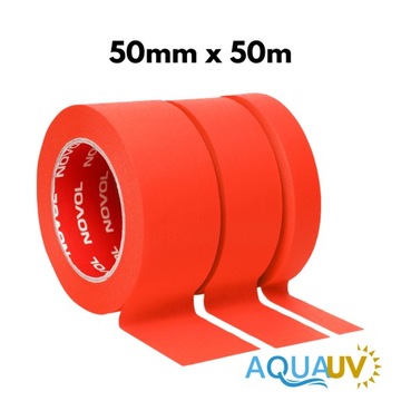 TAŚMA LAKIERNICZA AQUA UV 50MM x 50M NOVOL
