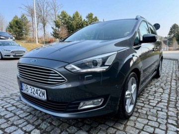 Ford C-MAX II Grand C-MAX Facelifting 1.5 EcoBoost 150KM 2018 Ford Grand C-MAX El.KlapaNaviLedAsystent ParkowaniaNowy RozrzadFull opcja