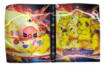 Альбом с Пикачу Pokemon GO Classroom на 240 карт + подарок 100 бесплатных карт