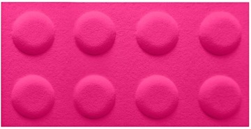 PANELE FILCOWE 3D KLOCKI 60X30 CM TAPICEROWANE
