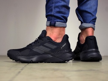 Adidas Terrex buty męskie trekkingowe sportowe trailowe czarne BRAK PUDEŁKA