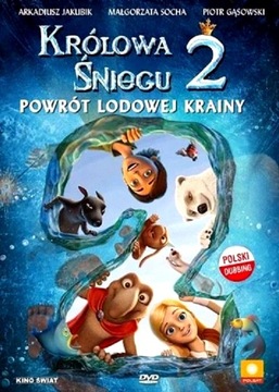 KRÓLOWA ŚNIEGU 2 ** POWRÓT LODOWEJ KRAINY ** DVD NOWA