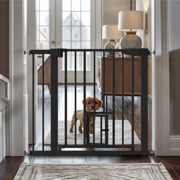 Расширительный барьер-ворота для ДЕТЕЙ ЖИВОТНЫХ Tulano Guardian 2.0 Черный