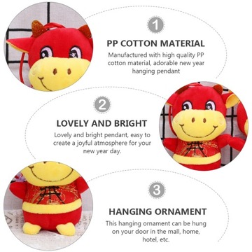 1 шт., украшение в виде плюшевой куклы в китайском стиле