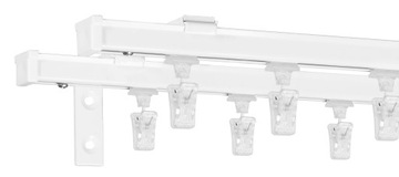 АЛЮМИНИЕВЫЙ Карниз KS Комплект из 2 карнизов РАЗМЕР 290 см