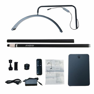 Andoer HD-M6X Светодиодный торшер в форме луны 36Вт 180 см