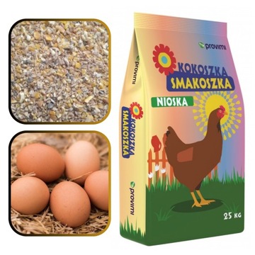 PASZA DLA KUR NIOSEK Kokoszka Smakoszka SYPKA Kury dzióbią AŻ KORYTKO PĘKA!