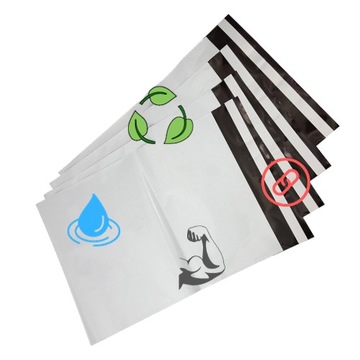 Фольгированные пакеты Courier Envelopes 310x420 A3, прочный полиэтиленовый пакет, белые, 50 шт.