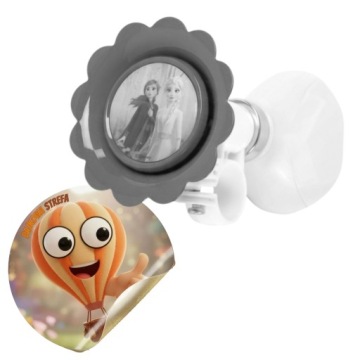 FROZEN крижане серце дудочка для велосипеда самоката пищалка дзвоник + наклейка