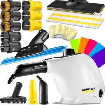 PAROWNICA MYJKA PAROWA SC1 KARCHER MOP PAROWY NOWY MODEL DYSZA DO OKIEN XXL