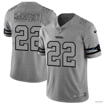 Koszulka Carolina Panthers McCaffrey Jersey Szara koszulka sportowa Player Edition, XL