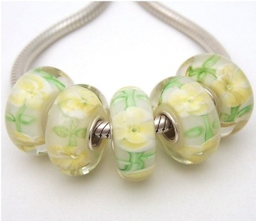 CHARMS ZAWIESZKA KORALIK SZKŁO MURANO BEADS