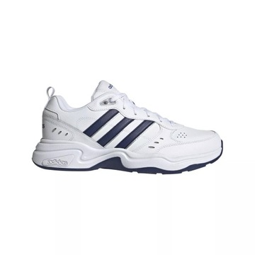 Adidas Buty sportowe Białe z Granatowymi Paskami STRUTTER EG2654 # 46