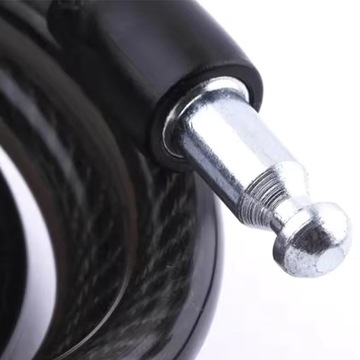 ВЕЛОСИПЕДНЫЙ ЗАМОК ВЕЛОСИПЕДНЫЙ ЗАМОК ПРОЧНЫЙ ТРОС С КЛЮЧОМ