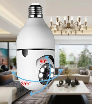 360 IP WIFI ЛАМПОВАЯ КАМЕРА