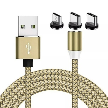Магнитный USB-кабель MICRO, USB C, зарядка IPHONE