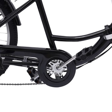 ТРЕХКОЛЕСНЫЙ ВЕЛОСИПЕД 24 ДЮЙМА, 7-скоростной, складной, черный