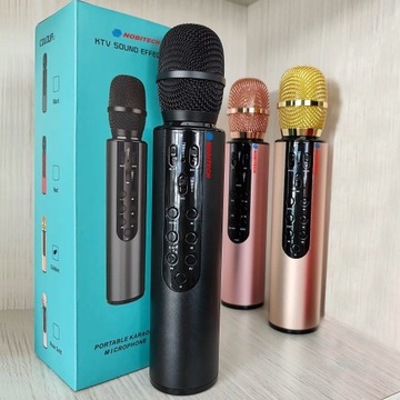MIKROFON DLA DZIECI BEZPRZEWODOWY KARAOKE BLUETOOTH Z GŁOŚNIKIEM NAGRYWANIE