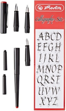 НАБОР РУЧОК ДЛЯ ТВОРЧЕСКОЙ КАЛЛИГРАФИИ HERLITZ ИЗ 3 НАКОНЕЧНИКОВ