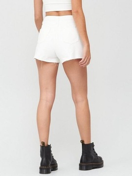 MISSGUIDED SPODENKI JEANSOWE BIAŁE 46