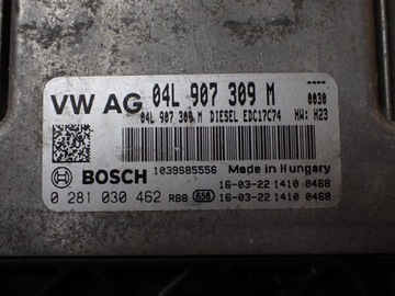 STEROWNIK SILNIKA VW PASSAT B8 SEDAN 2016 2.0 DSG EU 04L907309M 7177