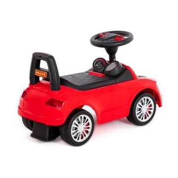 Красный автомобиль со звуковым сигналом