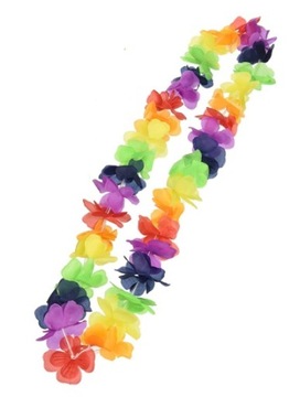 Naszyjnik HAWAJSKI Girlanda Hawajska Kolory ALOHA