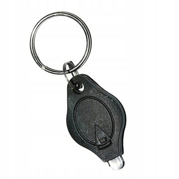 Яркий портативный брелок с фонариком для кемпинга, черный