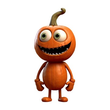 Figurka z dyni Halloween, rekwizyt do dekoracji stołu, styl E