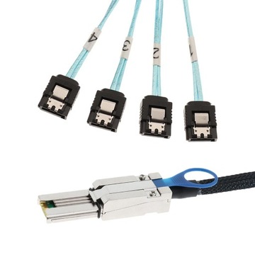 Mini-SAS 26P SFF-8088 TO 4x SATA 7-контактный 6 Гбит/с