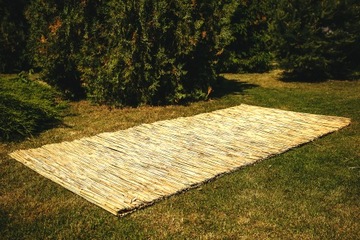 Коврик камышовый, защитный, забор, забор 1,5х6,0 м