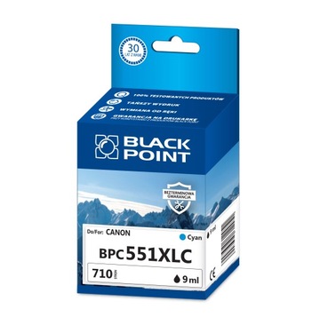 Tusz Black Point CLI551 CYAN Canon MG5450 iX6850