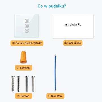 СЕНСОРНЫЙ КОНТРОЛЛЕР РОЛЬСТАВНЕЙ WIFI + RF TUYA SMART LIFE