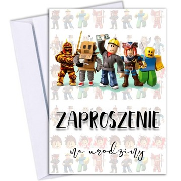10szt ZAPROSZENIA NA URODZINY 7 8 9 PRZYJĘCIE 136