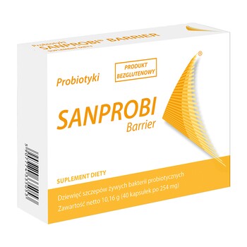 SANPROBI BARRIER 40 KAPSUŁEK PROBIOTYK JELITA