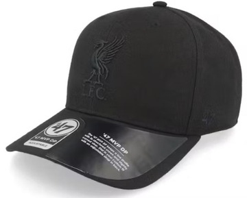 LIVERPOOL CZAPKA Z DASZKIEM ORYGINALNA ZARNA WEŁNA