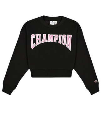 CHAMPION Bluza Damska Crop Top 114767 Black L