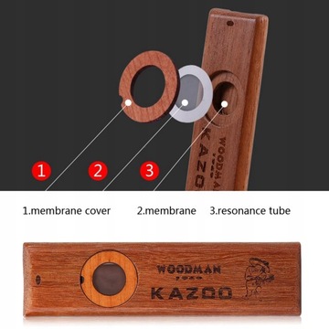 KAZOO WOOD HARMONICA, аккомпанемент под гитару