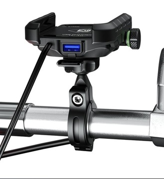 UCHWYT MOTOCYKLOWY NA TELEFON SZYBKA ŁADOWARKA USB QC3.0 MOTOCYKL KABEL
