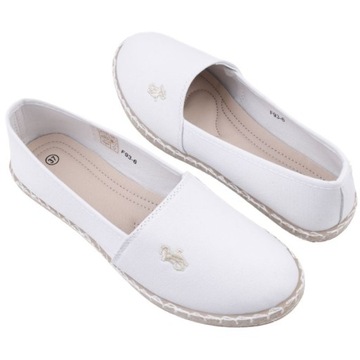 БЕЛЫЕ ЖЕНСКИЕ ЭСПАДРИЛЬИ, ТЕННИСНЫЕ КРОССОВКИ, ВНУТРЕННЯЯ ОБУВЬ. ЭКО-КОЖА УДОБНАЯ