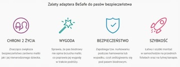 АДАПТЕР НА ПОЯС BESAFE ДЛЯ БЕРЕМЕННЫХ Isofix