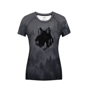 Koszulka treningowa damska rashguard WILK szara XS