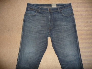 Spodnie dżinsy WRANGLER W38/L32=49,5/104cm jeansy