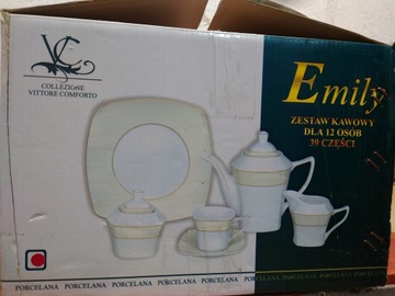 Набор для завтрака, фарфоровый кофейный сервиз