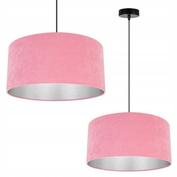Lampa Wisząca Sufitowa Nowoczesna Abażur Welur