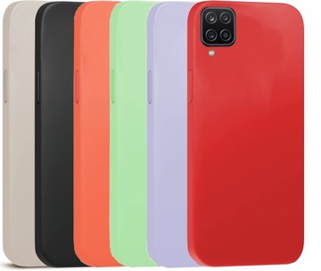 ЧЕХОЛ ДЛЯ SAMSUNG A12 СИЛИКОНОВЫЙ ЦВЕТ МЯГКИЙ СИЛИКОНОВЫЙ ЧЕХОЛ + СИЛИКОНОВОЕ СТЕКЛО