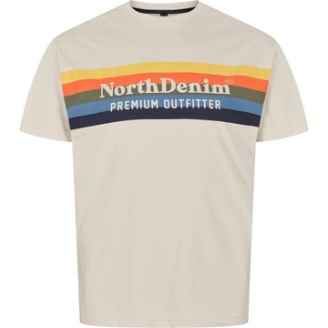 Duża koszulka męska NORTH 56*4 t-shirt duże rozmiary 3XL obw 138 cm