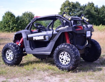 МЕГА БАГГИ UTV POLICE TURBO R FOX ДЛЯ 2 ДЕТЕЙ 4X